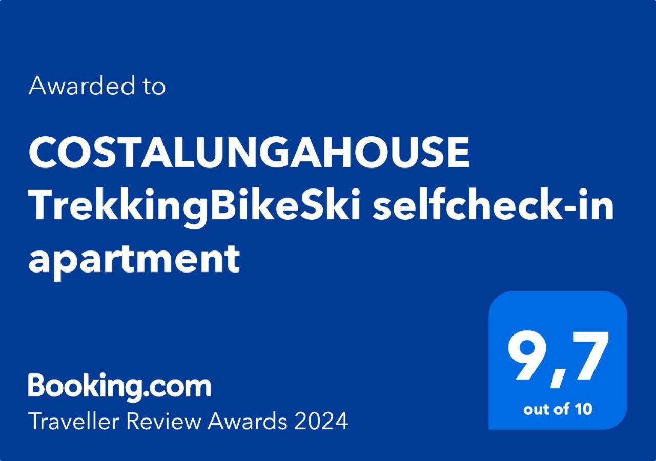 Costalungahouse Trekkingbikeski Selfcheck-In Apartment Carezza al Lago Esterno foto