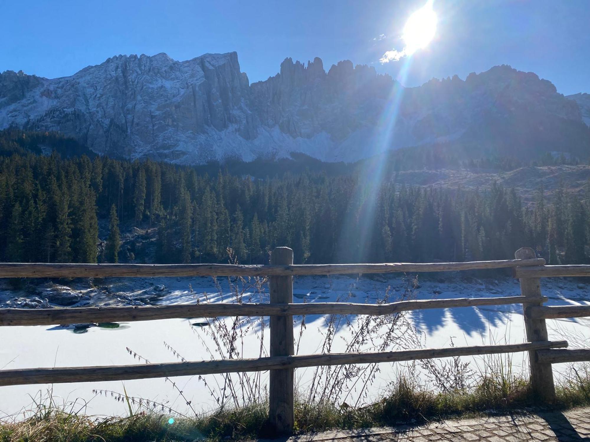 Costalungahouse Trekkingbikeski Selfcheck-In Apartment Carezza al Lago Esterno foto